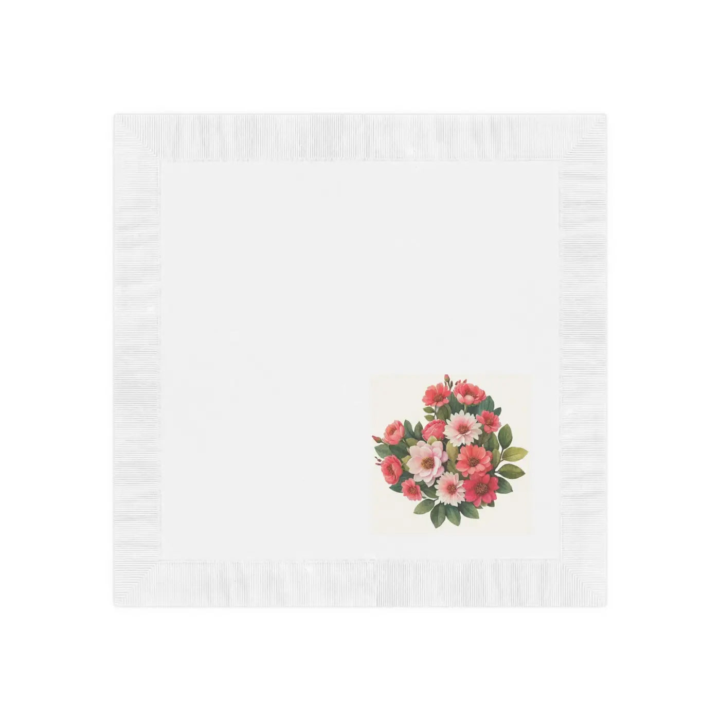 White Coined Napkins - Elegant Party Essential - DipaliZ