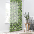 Window Curtain - Flowers on Green Home Decor - DipaliZ