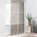 Flowers Outlines Window Curtain - Enchanting Design - DipaliZ