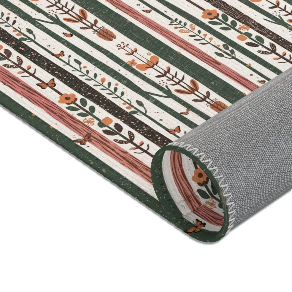Trees Area Rugs - Floral Design Polyester Chenille - DipaliZ