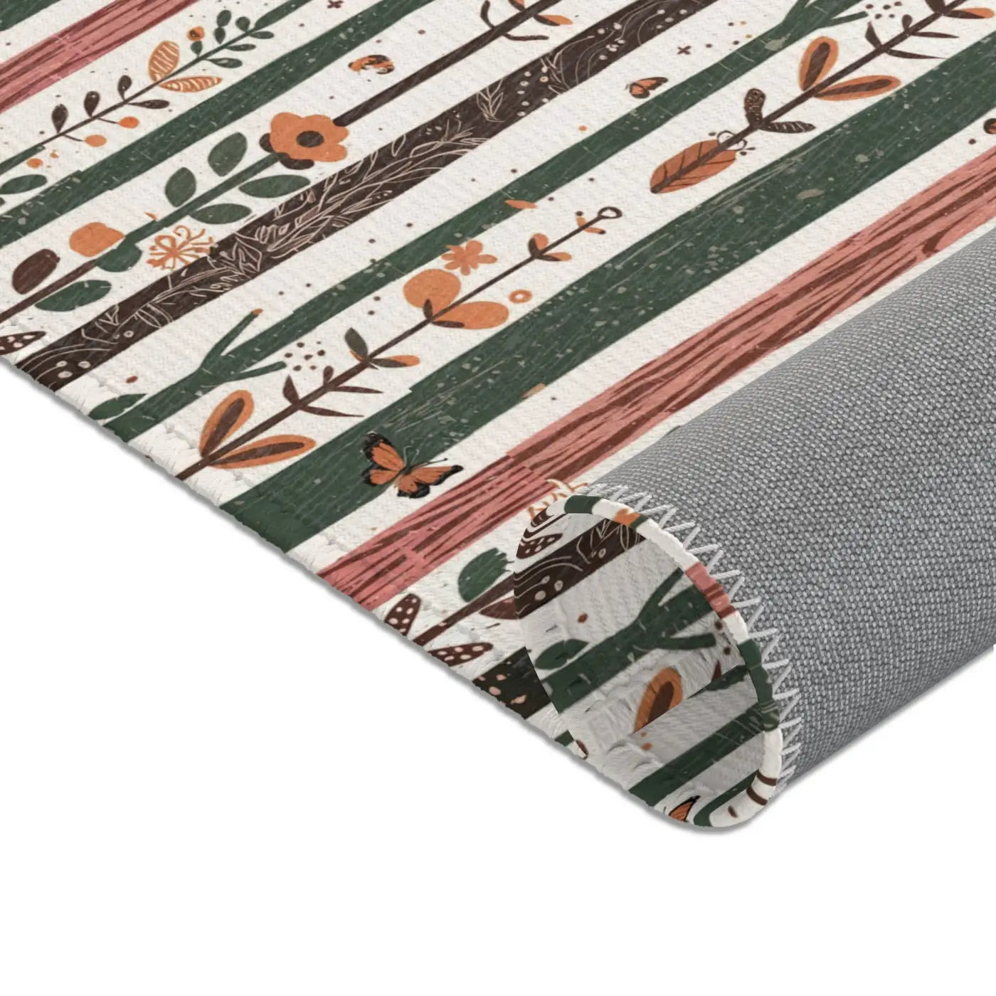 Trees Area Rugs - Floral Design Polyester Chenille - DipaliZ