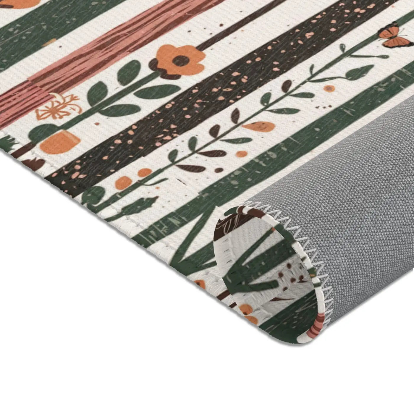 Trees Area Rugs - Floral Design Polyester Chenille - DipaliZ