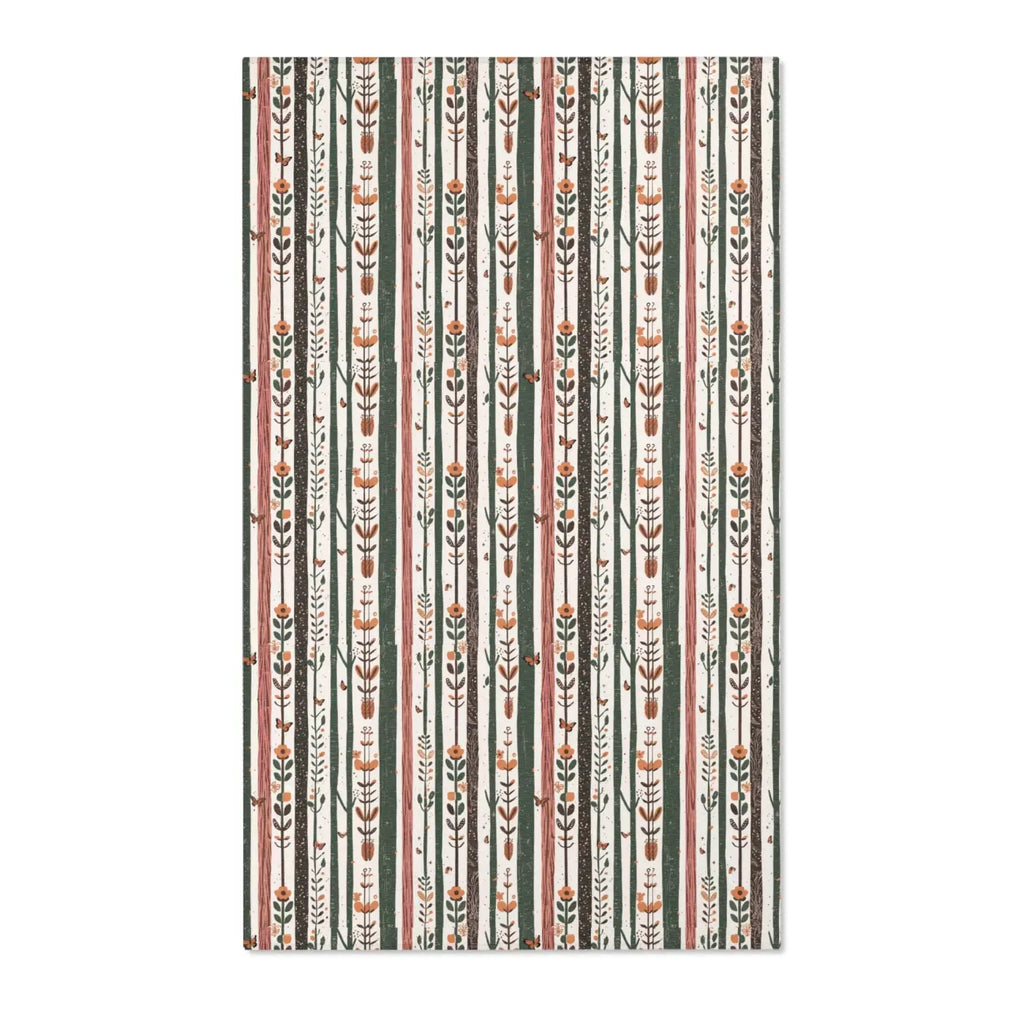 Trees Area Rugs - Floral Design Polyester Chenille - DipaliZ