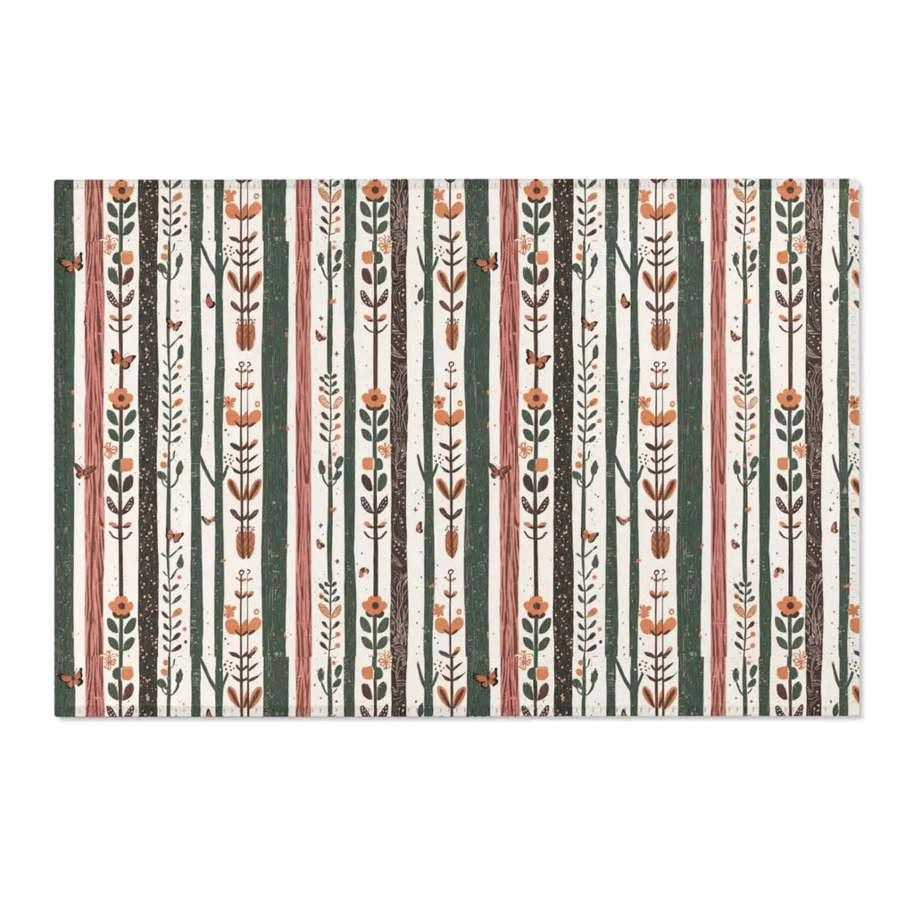 Trees Area Rugs - Floral Design Polyester Chenille - DipaliZ