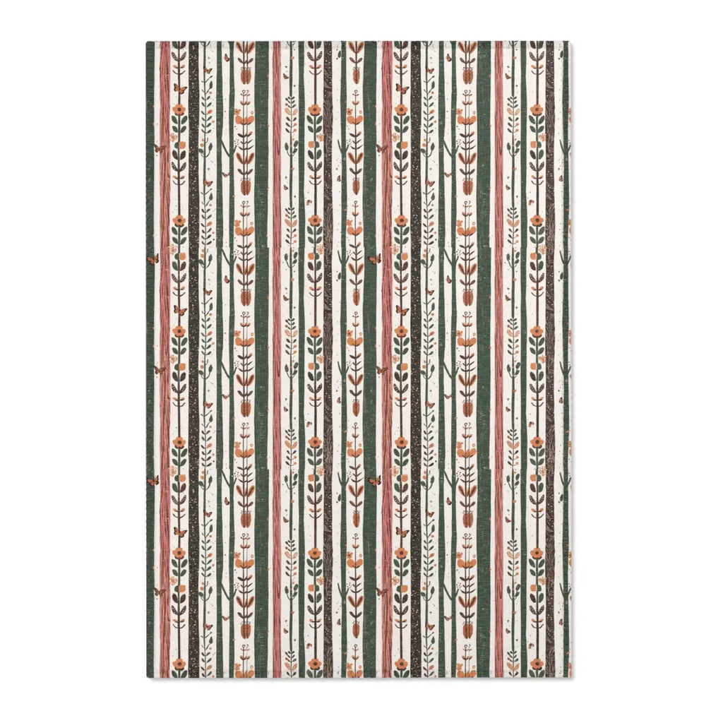 Trees Area Rugs - Floral Design Polyester Chenille - DipaliZ