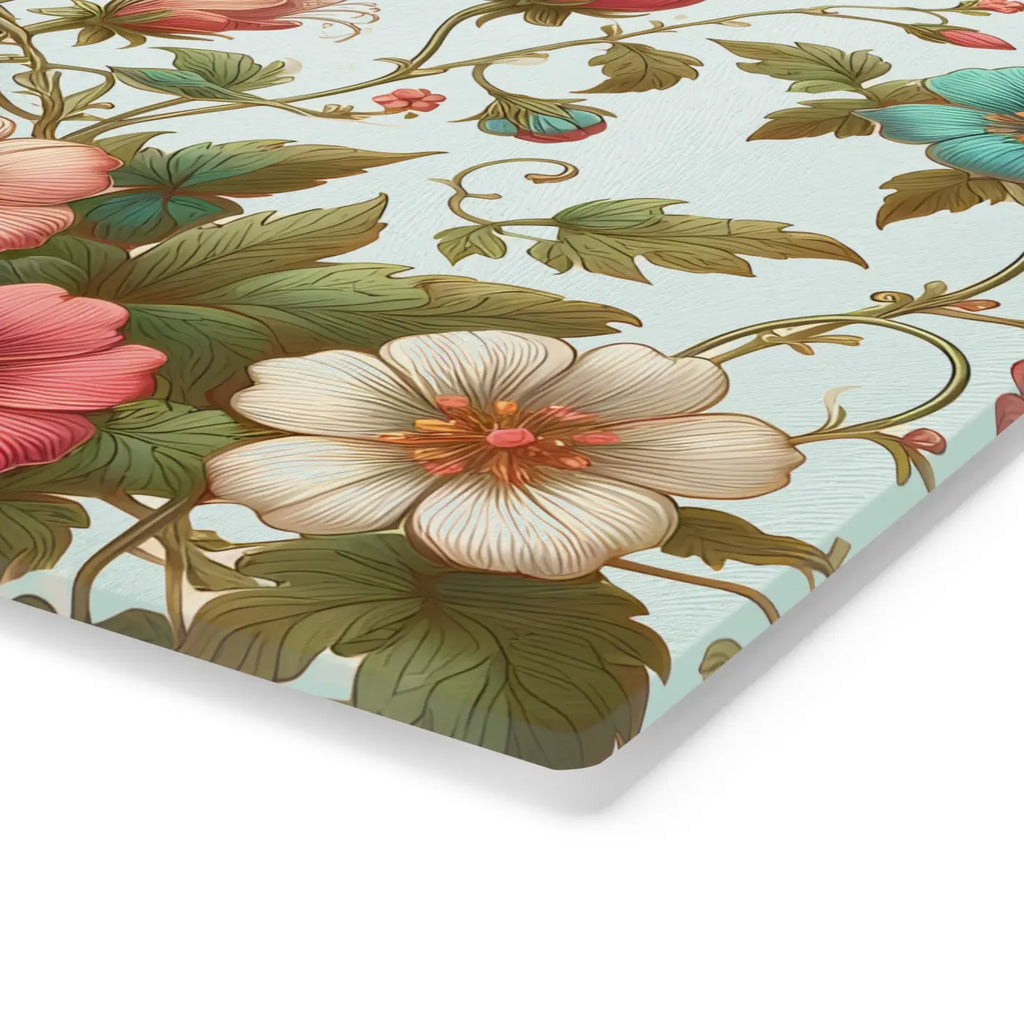 Vibrant Floral Vine Cutting Board - Kitchen Art - DipaliZ