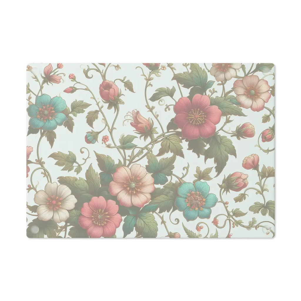 Vibrant Floral Vine Cutting Board - Kitchen Art - DipaliZ