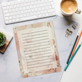 Stylish Flower Notepad - Creative Sparks for Your Desk - DipaliZ