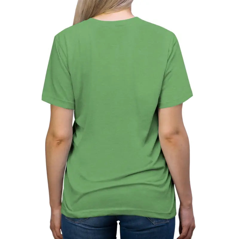 Triblend Tee - Butterfly With Spring Flowers Eco-Friendly - DipaliZ