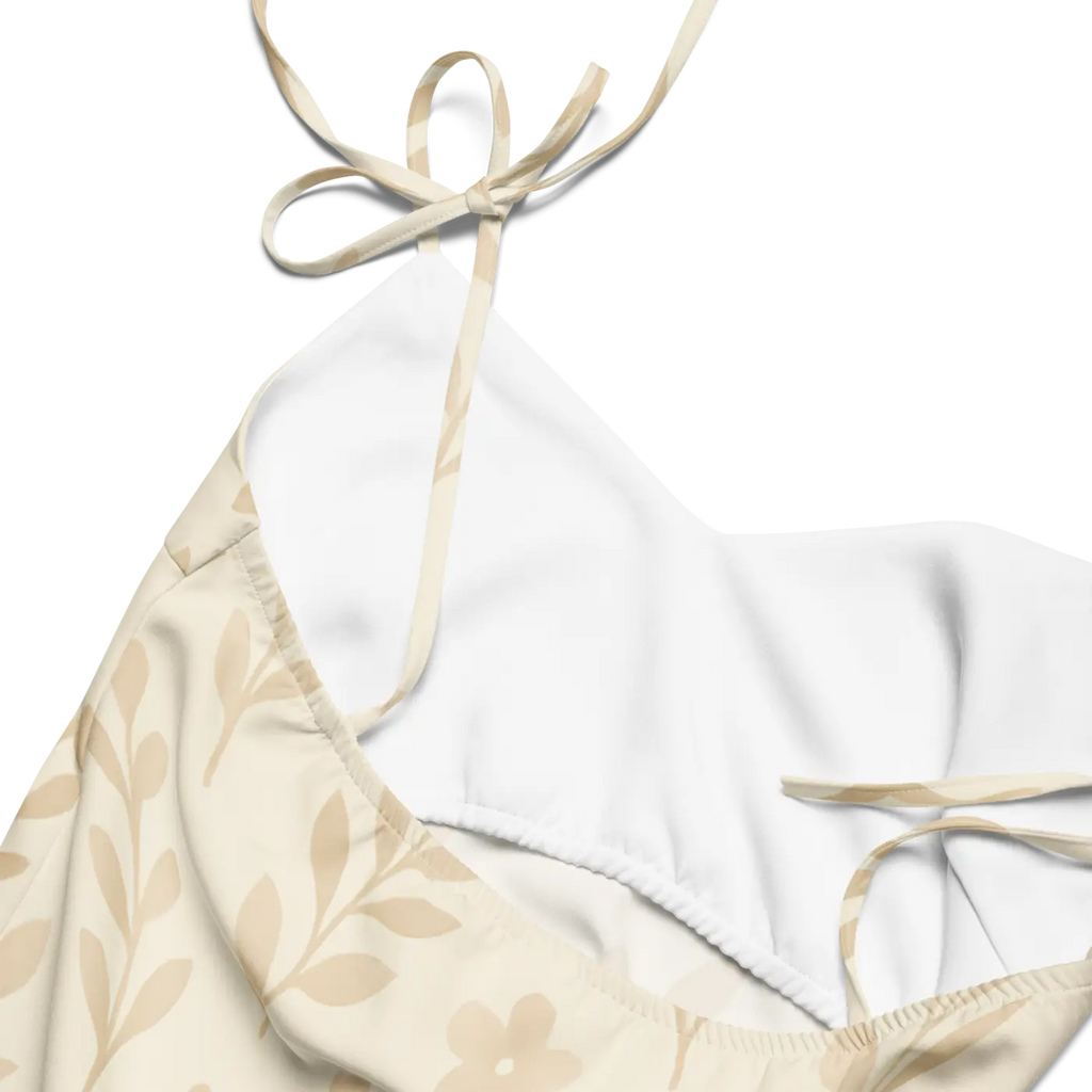 Secret Garden Midi Dress - Foliage Shapes with Built-In Bra - DipaliZ