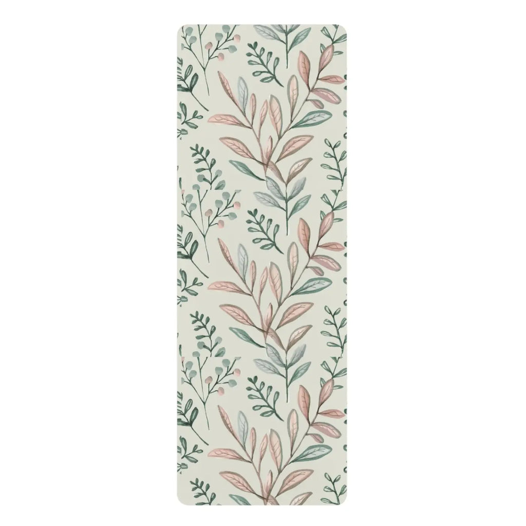 Foliage Rubber Yoga Mat - Vibrant Energy Design - DipaliZ