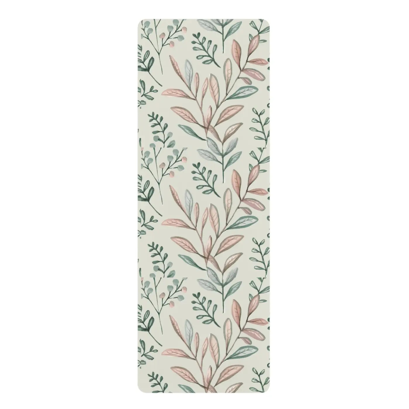 Foliage Rubber Yoga Mat - Vibrant Energy Design - DipaliZ