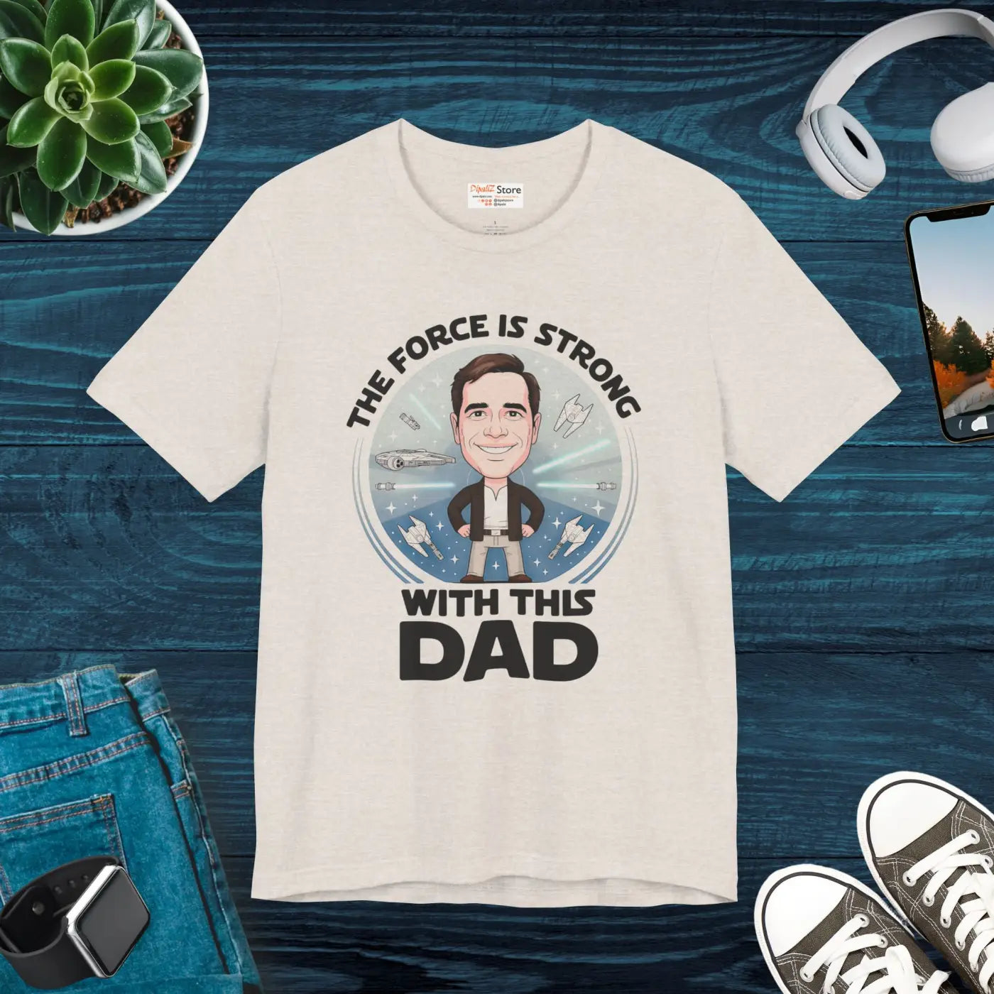 Funny Dad Shirt - Star Wars Vibes for Father's Day - DipaliZ