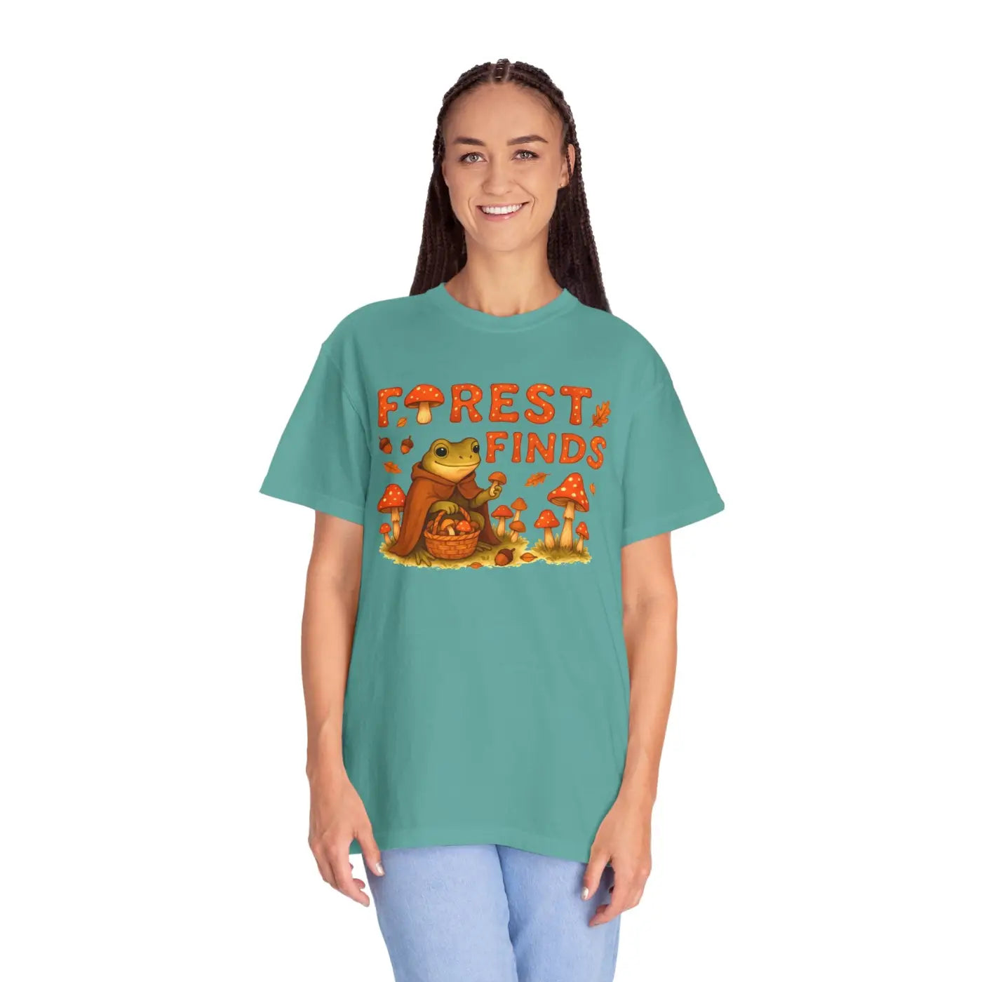 Forest Finds Tee - Premium Mushroom Lover Apparel - DipaliZ