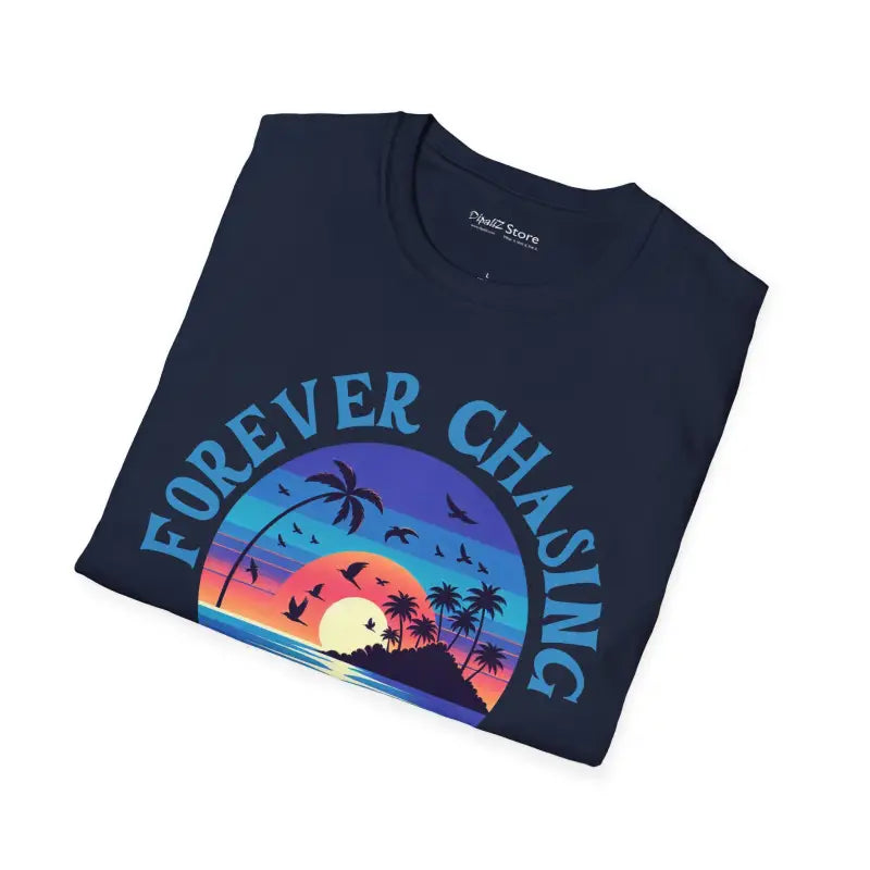 Forever Chase Sunsets Unisex Cotton Tee - Adventure - DipaliZ
