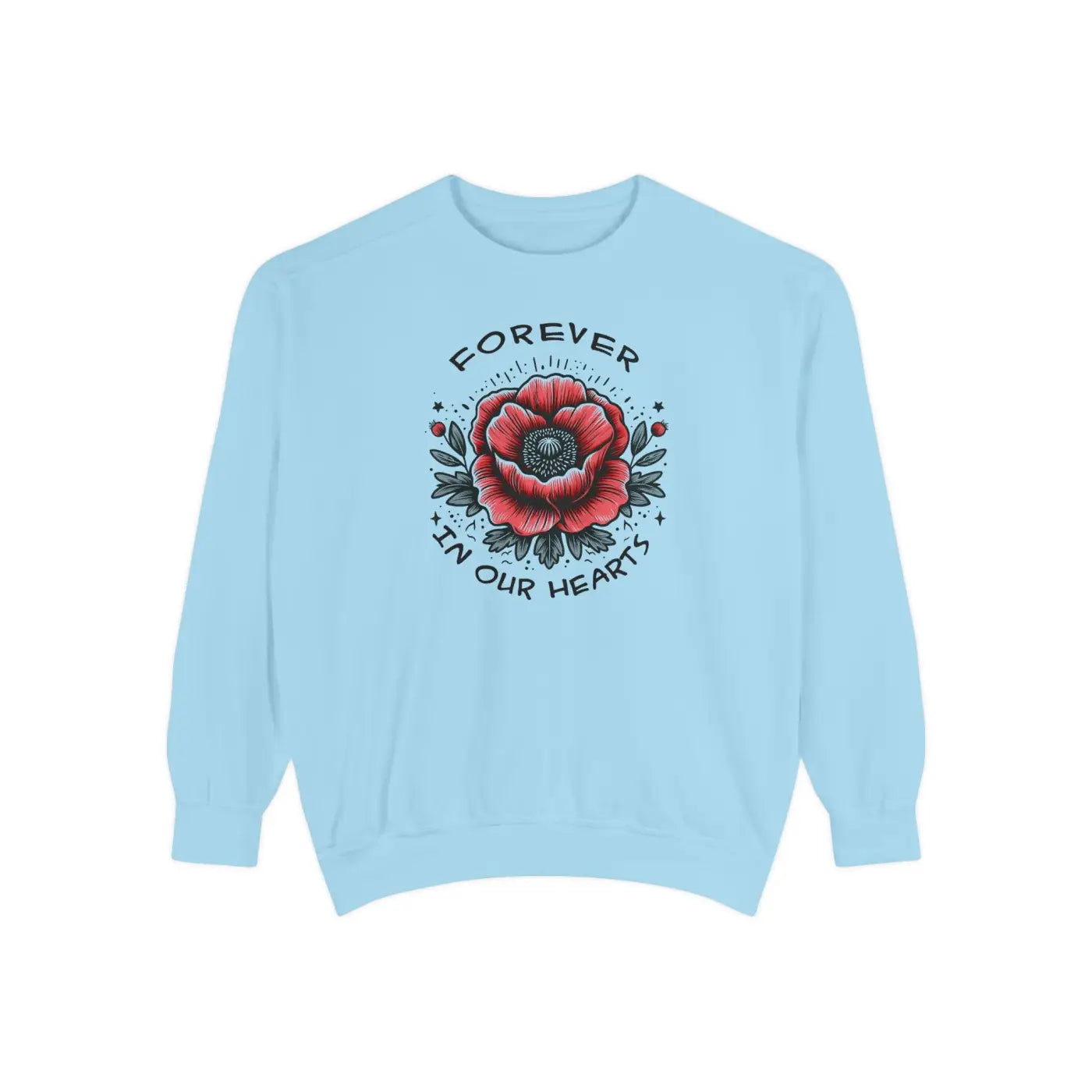 Hearts Sweatshirt - Unisex Garment-Dyed Comfort - DipaliZ