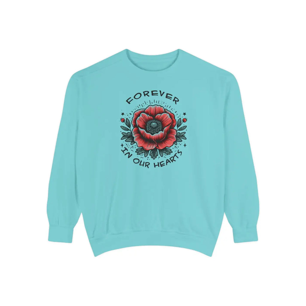 Hearts Sweatshirt - Unisex Garment-Dyed Comfort - DipaliZ