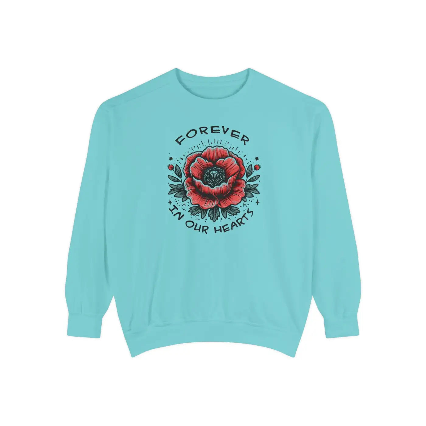 Hearts Sweatshirt - Unisex Garment-Dyed Comfort - DipaliZ
