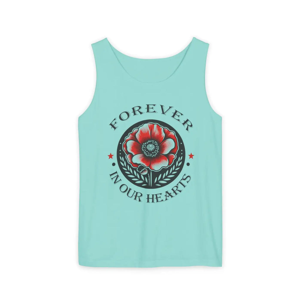 Hearts Tank Unisex - Garment-Dyed Memorial Stay Cool - DipaliZ