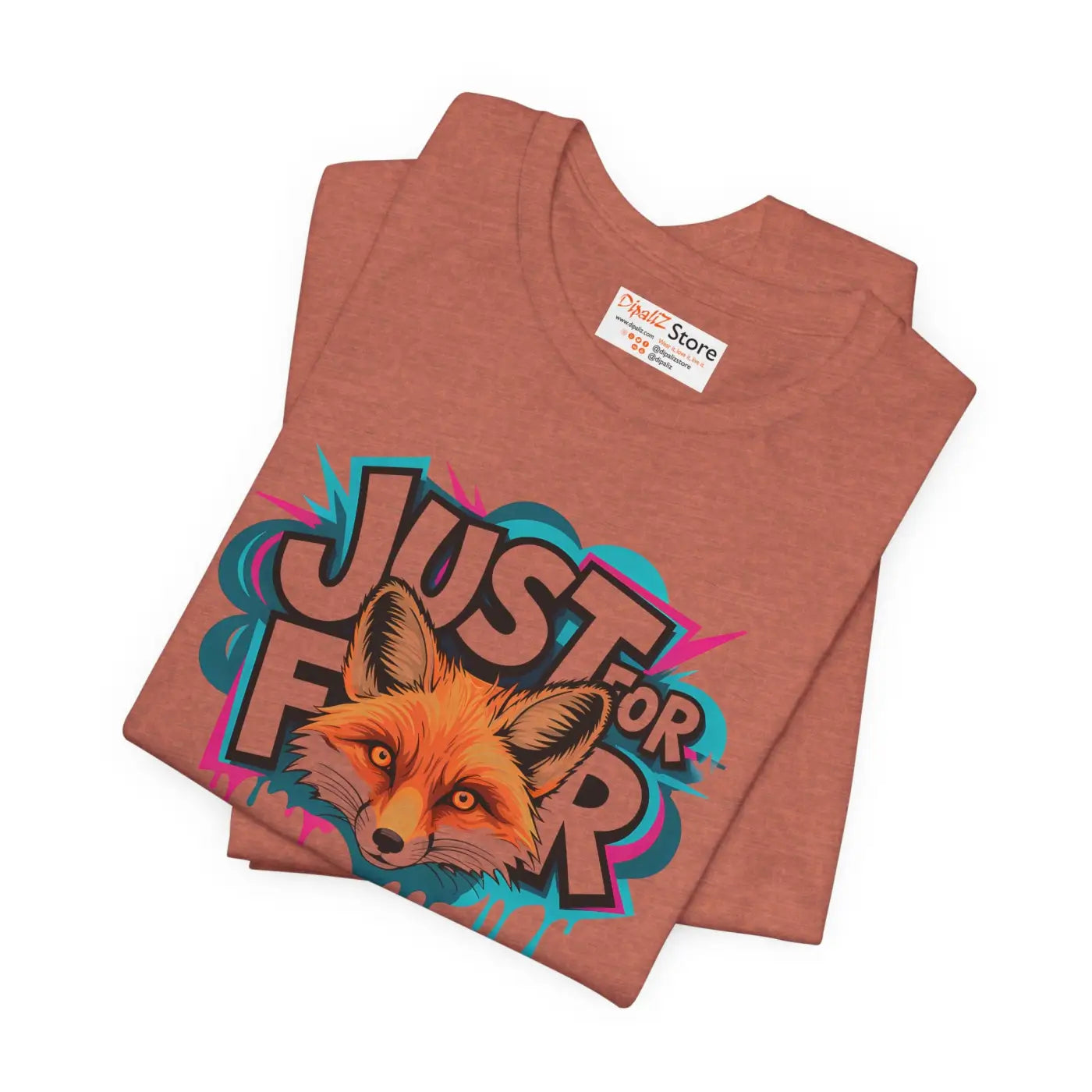 Fox Art Unisex Nature Tee - Animal Lover Gift - DipaliZ