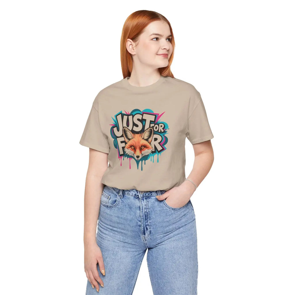 Fox Art Unisex Nature Tee - Animal Lover Gift - DipaliZ