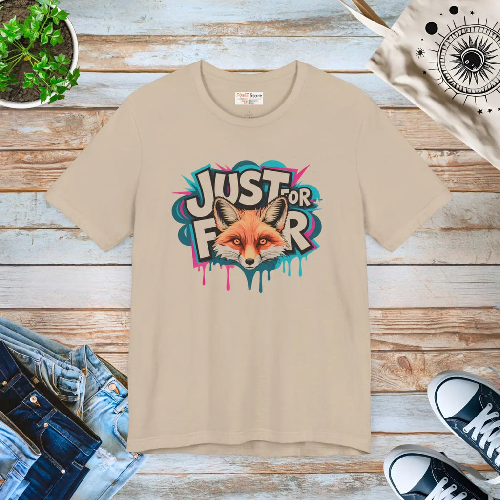Fox Art Unisex Nature Tee - Animal Lover Gift - DipaliZ