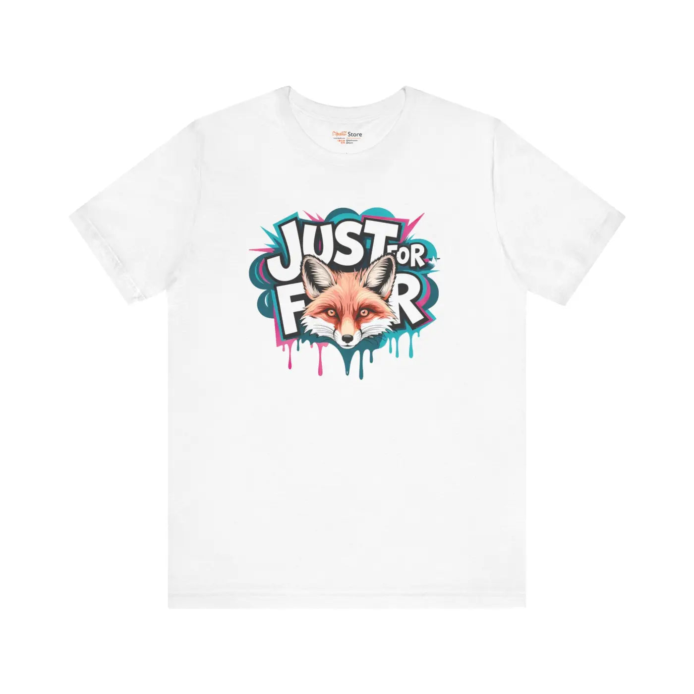 Fox Art Unisex Nature Tee - Animal Lover Gift - DipaliZ