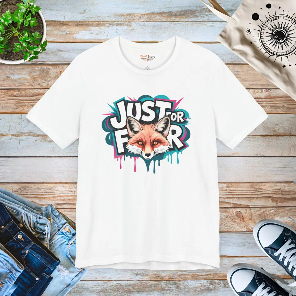 Fox Art Unisex Nature Tee - Animal Lover Gift - DipaliZ