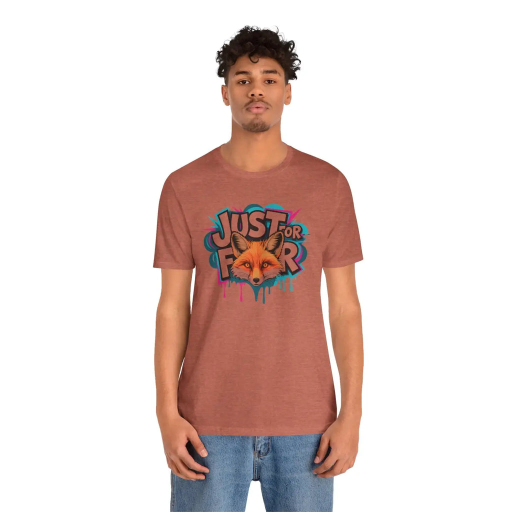 Fox Art Unisex Nature Tee - Animal Lover Gift - DipaliZ