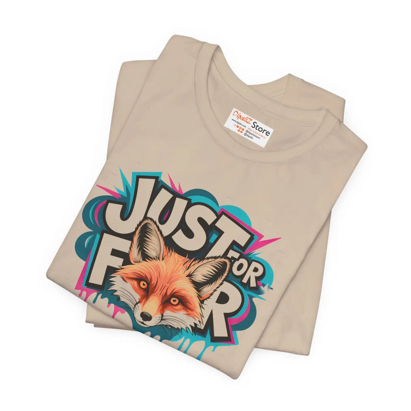 Fox Art Unisex Nature Tee - Animal Lover Gift - DipaliZ