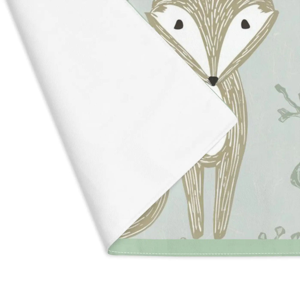 Fox Placemat - Playful Cotton Graphic Design - DipaliZ