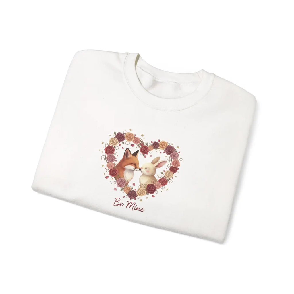 Fox Heart Crewneck - Woodland Valentine Sweatshirt - DipaliZ