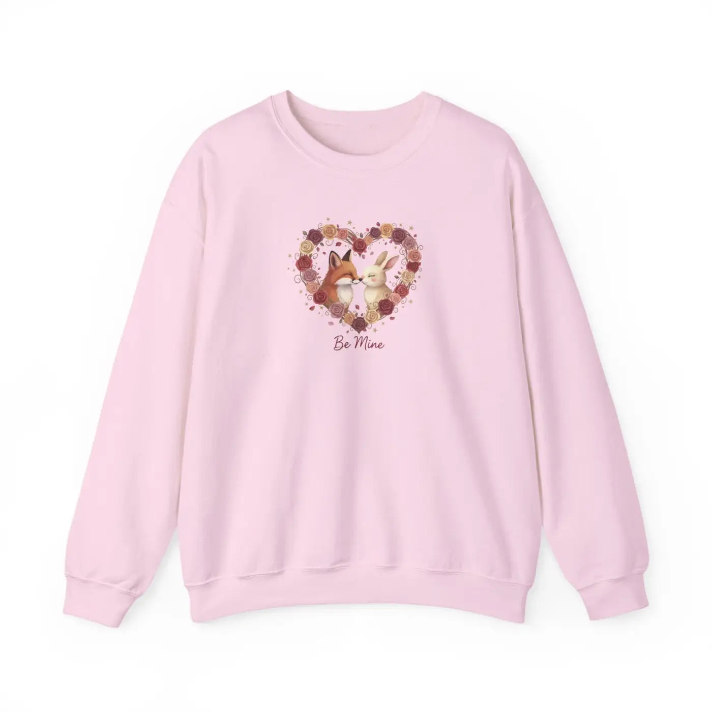 Fox Heart Crewneck - Woodland Valentine Sweatshirt - DipaliZ