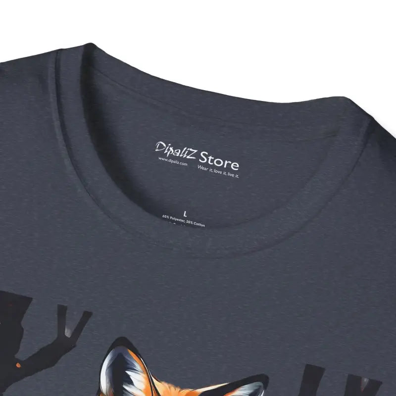 Red Fox Softstyle T-Shirt - Cozy Woodland Tee - DipaliZ
