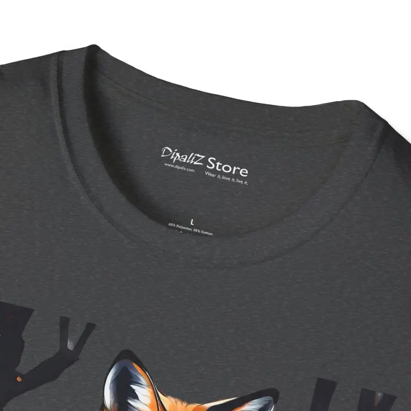 Red Fox Softstyle T-Shirt - Cozy Woodland Tee - DipaliZ