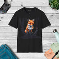Red Fox Softstyle T-Shirt - Cozy Woodland Tee - DipaliZ