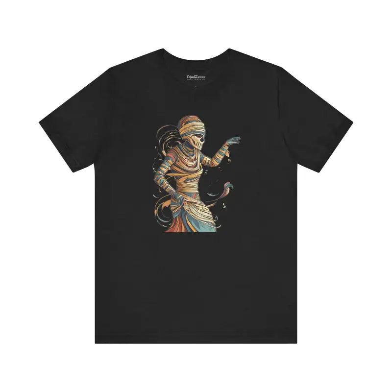 Mummy Unwrapping Short Sleeve Tee - Halloween Unisex - DipaliZ