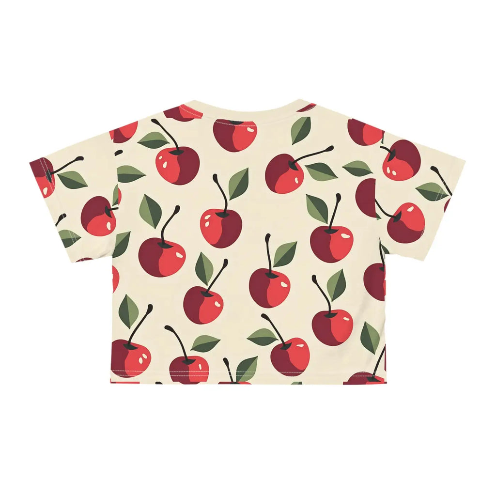 Cherry Crop Tee - Fresh Summer Vibes Style - DipaliZ