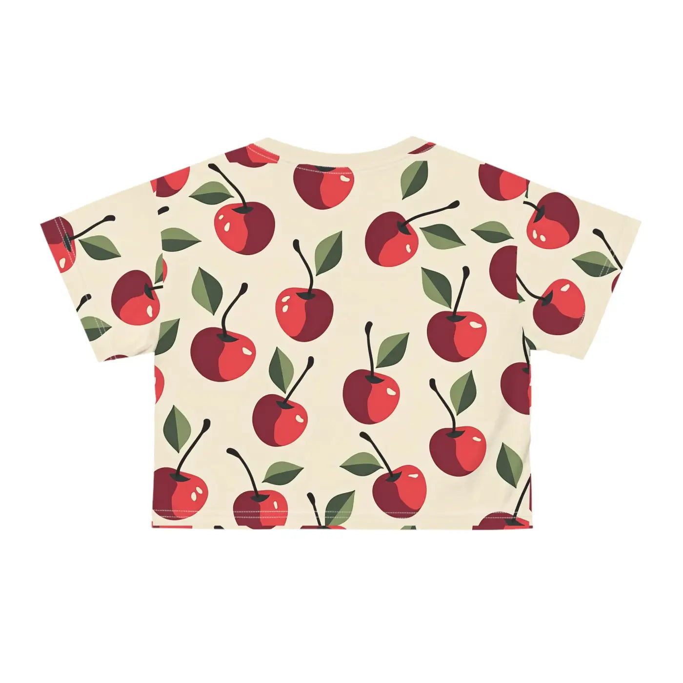 Cherry Crop Tee - Fresh Summer Vibes Style - DipaliZ