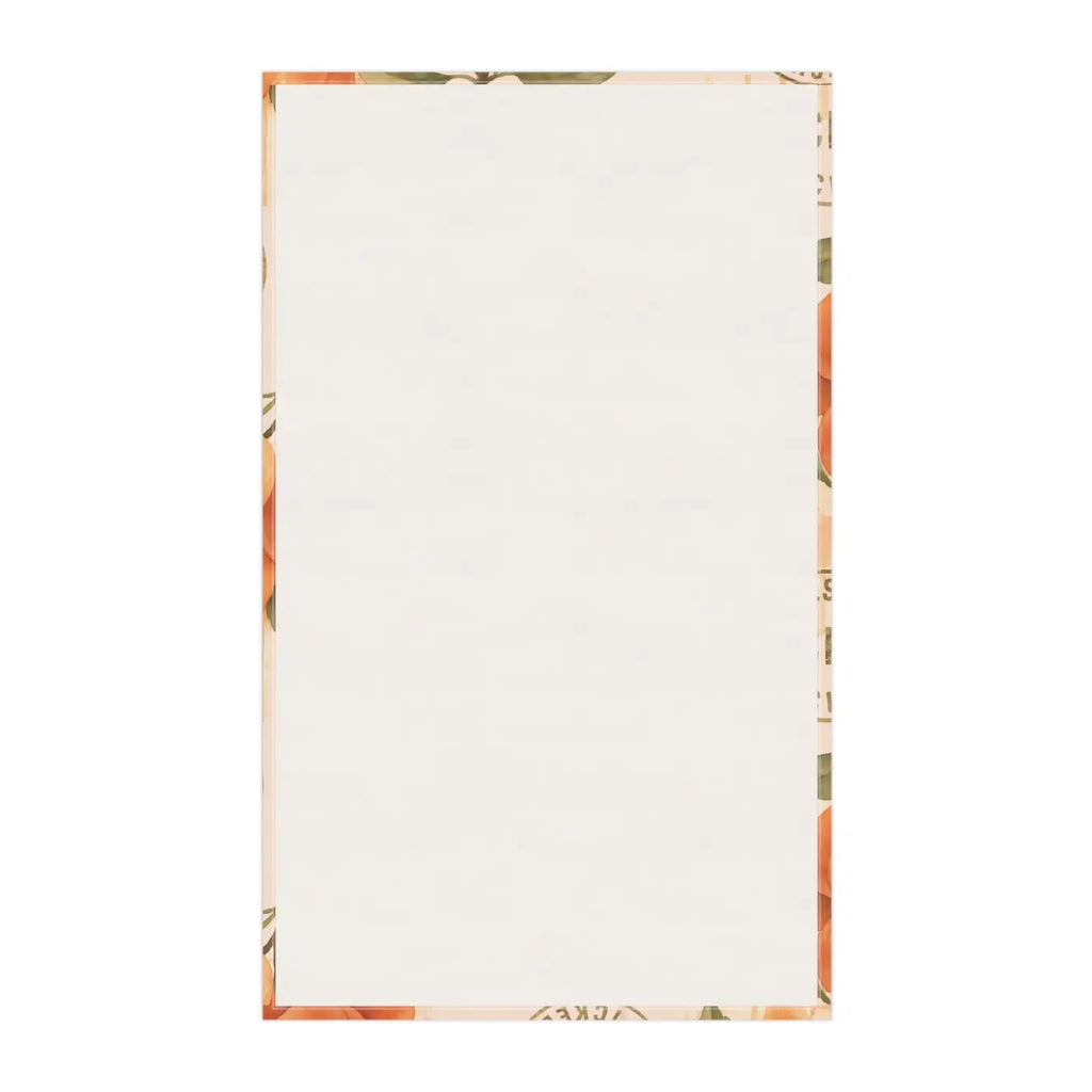 Peaches Tea Towels - Farmhouse Charm Kitchen Decor - DipaliZ