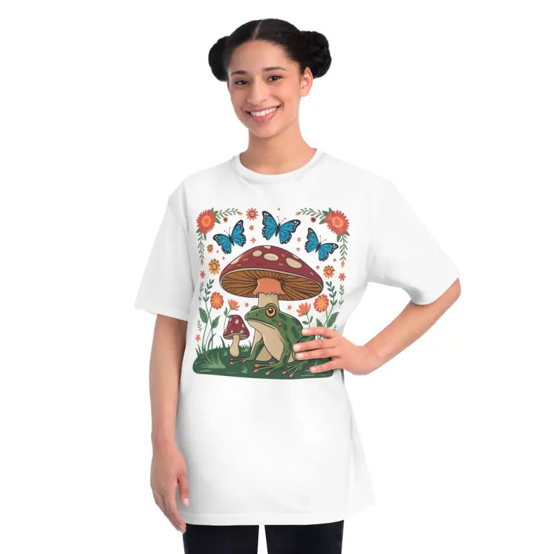 Cottage Core Mushroom Tee - Pure Organic Bliss Style - DipaliZ