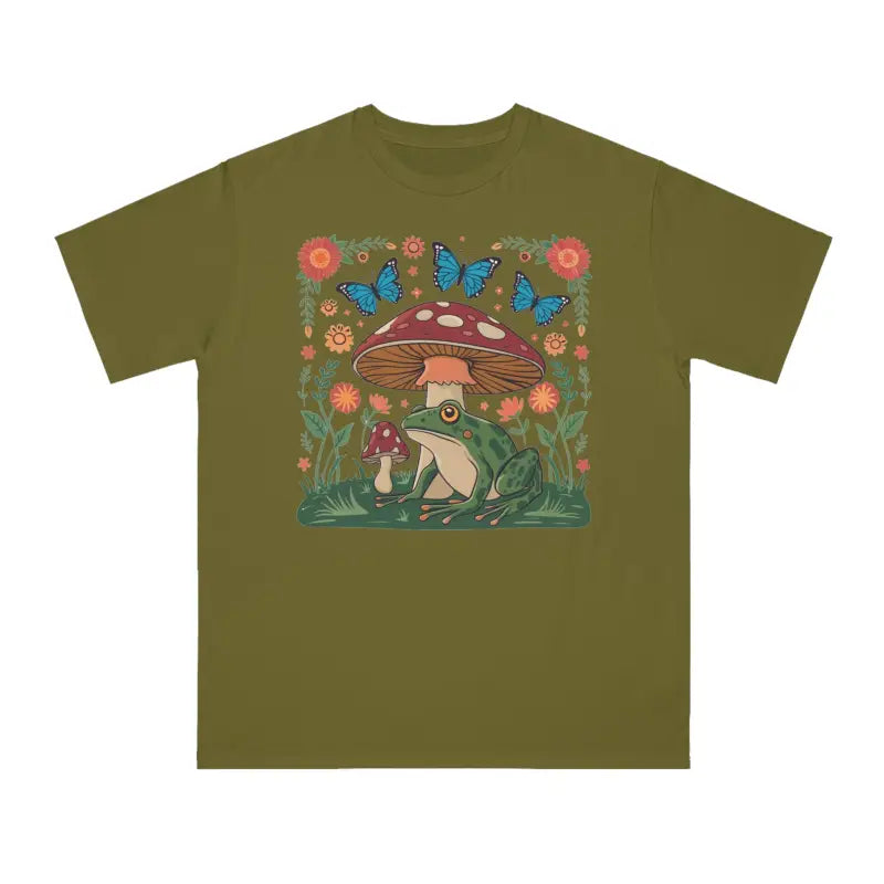 Cottage Core Mushroom Tee - Pure Organic Bliss Style - DipaliZ