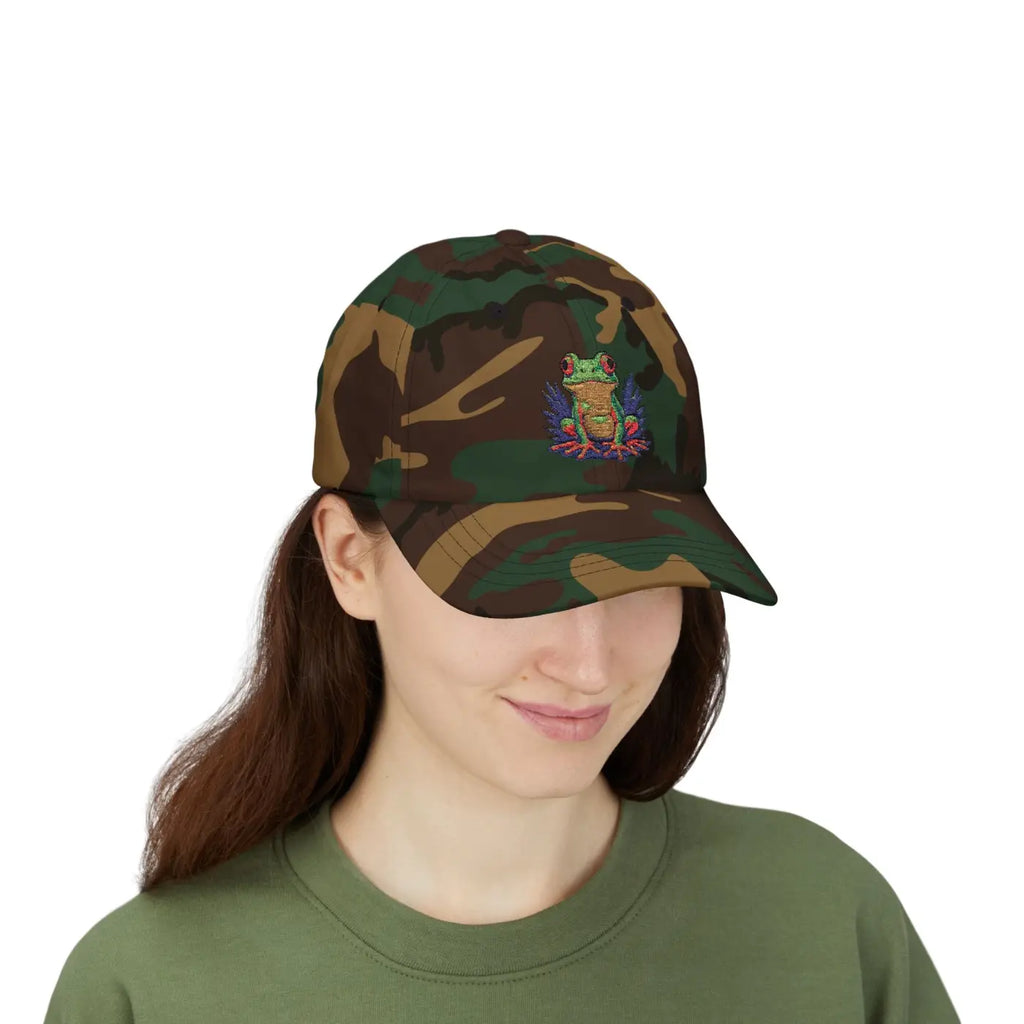 Classic Dad Cap - Green Camo Fashion Statement - DipaliZ