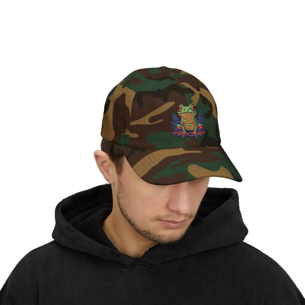 Classic Dad Cap - Green Camo Fashion Statement - DipaliZ