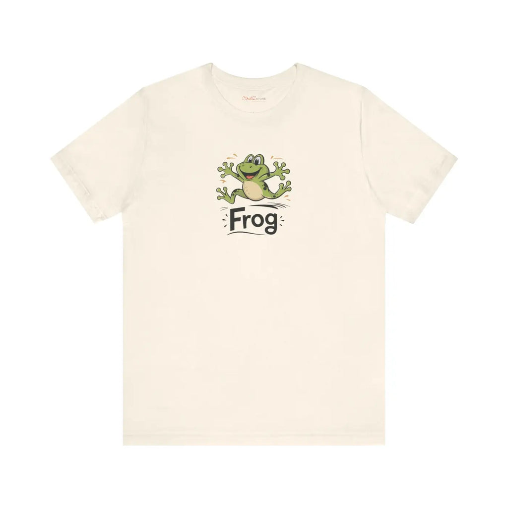 Unisex Jersey Short Sleeve Frog Tee - Soft Cotton - DipaliZ
