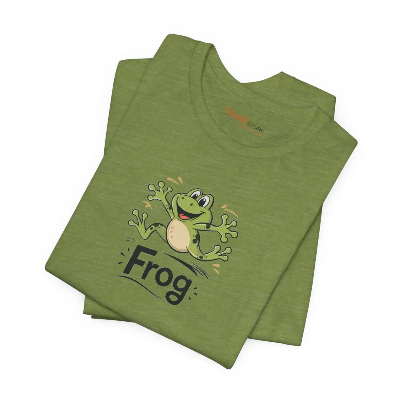 Unisex Jersey Short Sleeve Frog Tee - Soft Cotton - DipaliZ