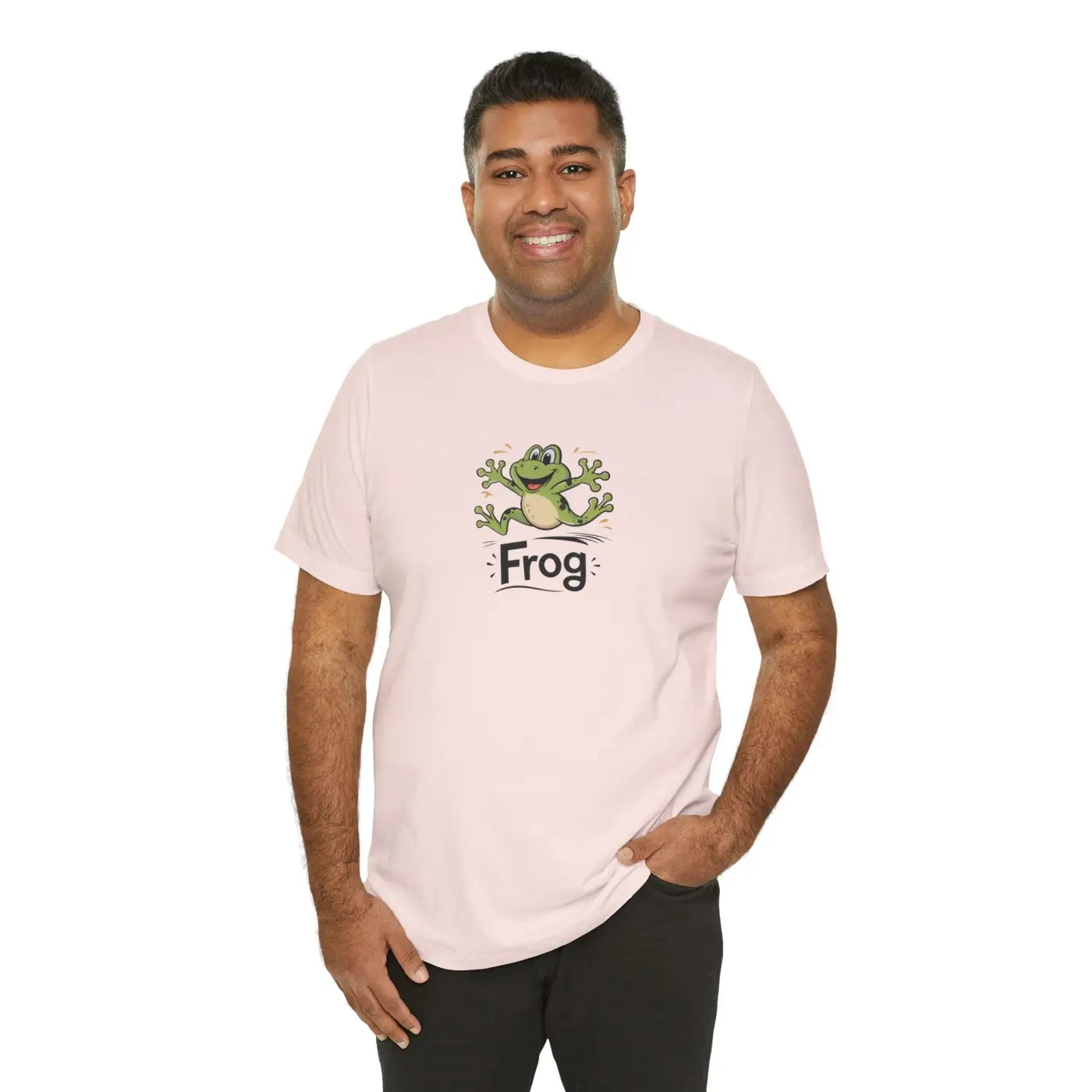 Unisex Jersey Short Sleeve Frog Tee - Soft Cotton - DipaliZ