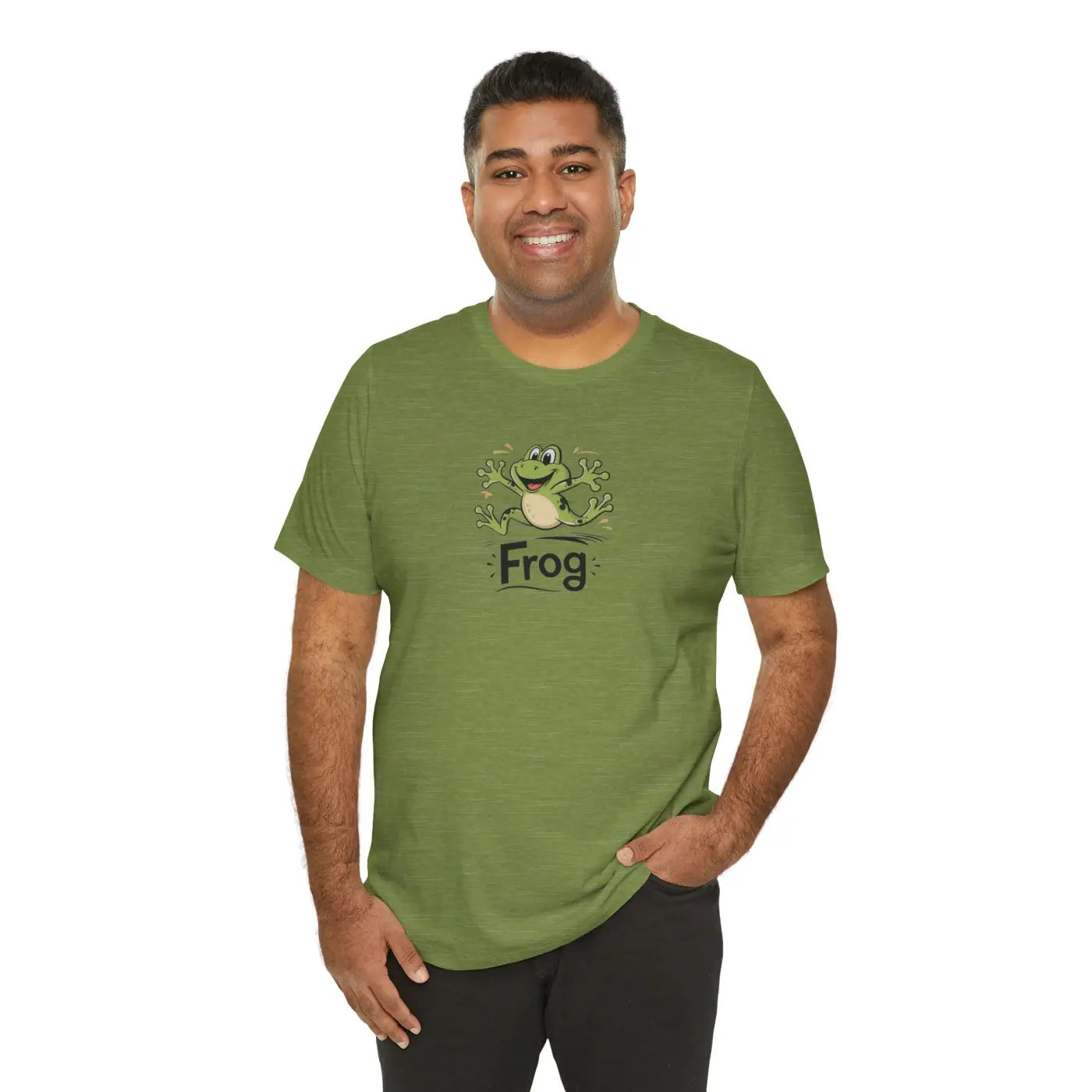 Unisex Jersey Short Sleeve Frog Tee - Soft Cotton - DipaliZ