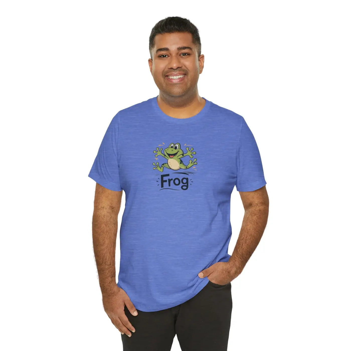 Unisex Jersey Short Sleeve Frog Tee - Soft Cotton - DipaliZ