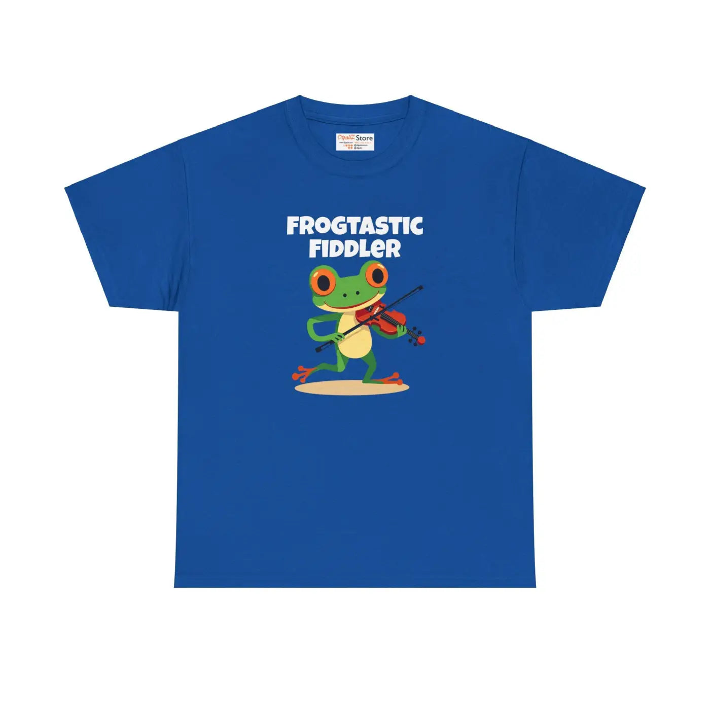 Frogtastic Fiddler Unisex Tee - Heavy Cotton Design - DipaliZ